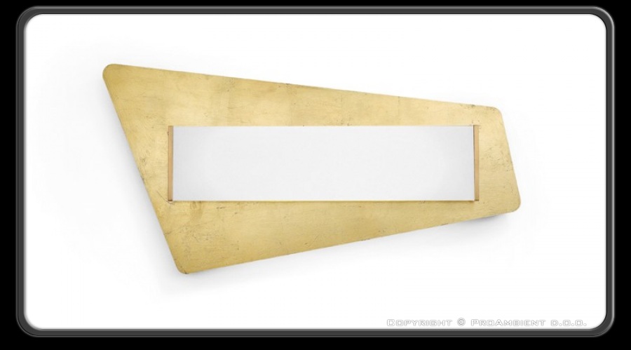 Svetilo z zlato folijo