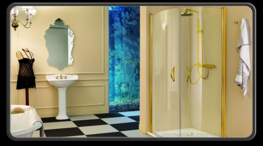 Shower in classical style