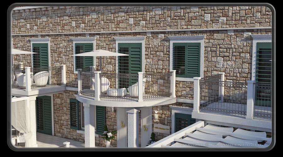 Kamnita fasada - Istrski stil