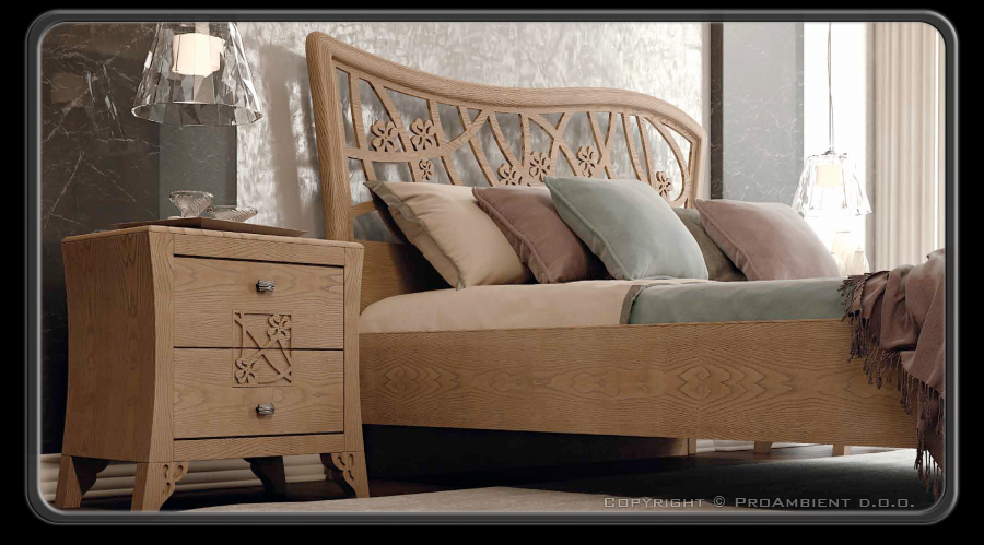 Spalnica v klasičnem stilu