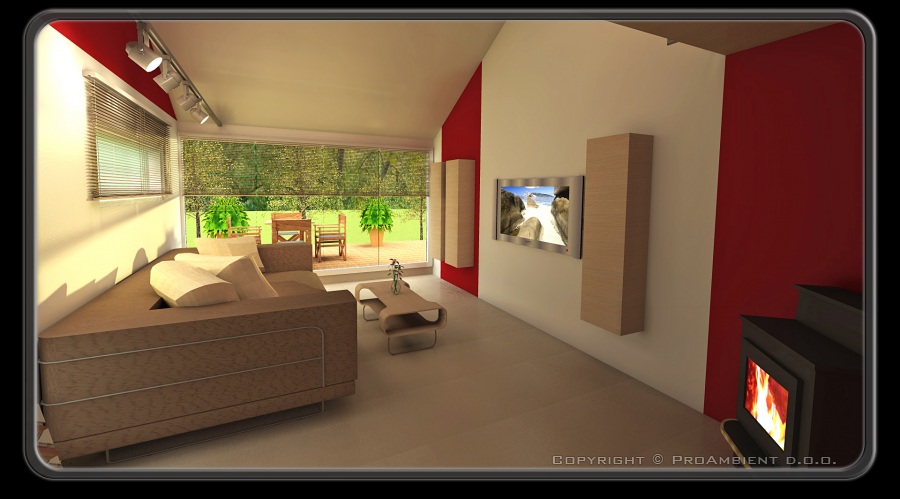 Hiša v Renčah - dnevna soba 2