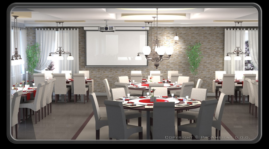 Restavracija prirejena za kongresni turizem