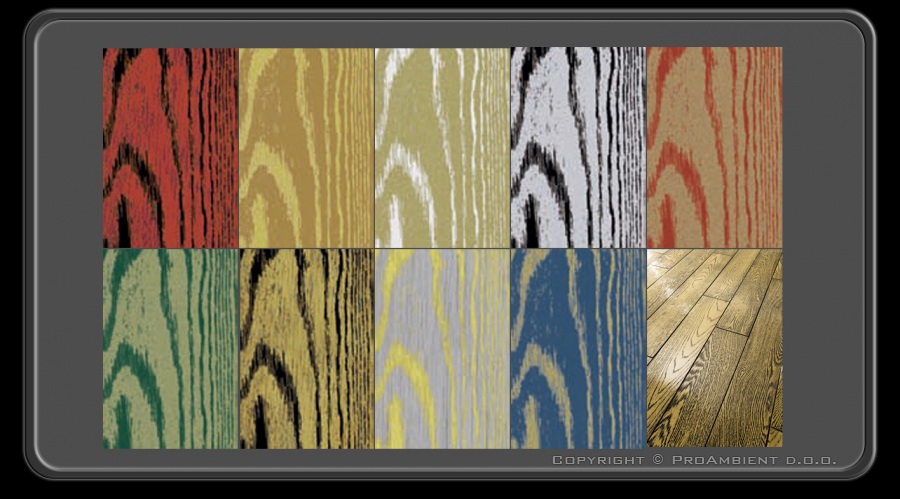 Luksuzen parket zlat srebrn