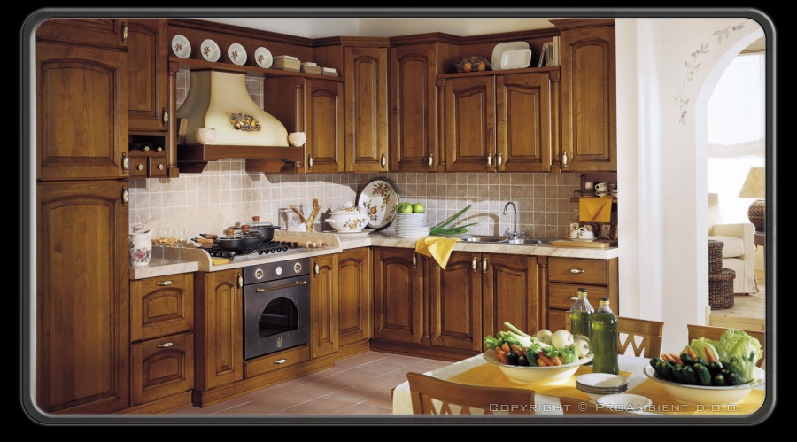 vrhunska masivna kuhinja