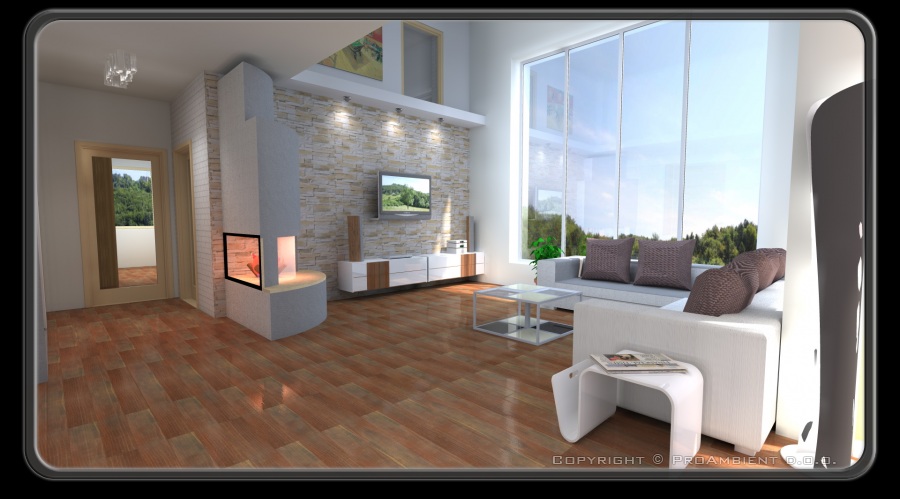 Progettazione d'interni Vila Celje 3d architectura