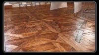 parquet in teak riciclato